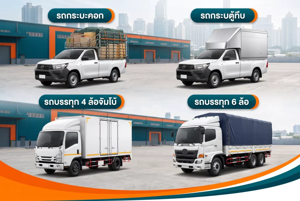 เปรียบเทียบรถขนของ 4 แบบ